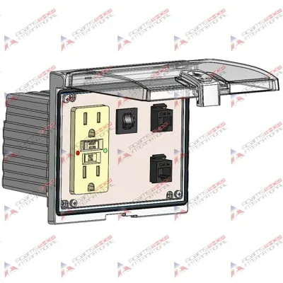 mencom-lp3-gf-2rj45-r