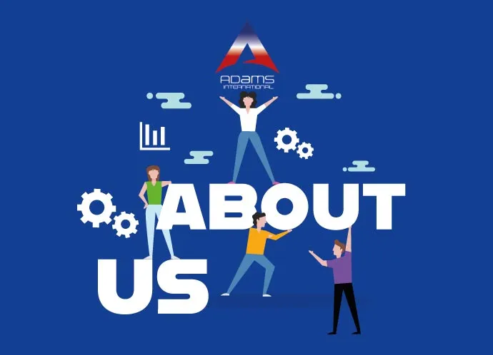 Adams International about us team illustration